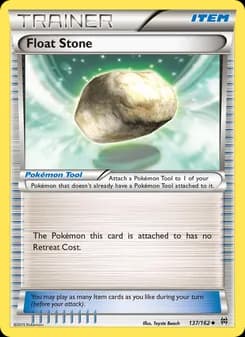 Float Stone card in English