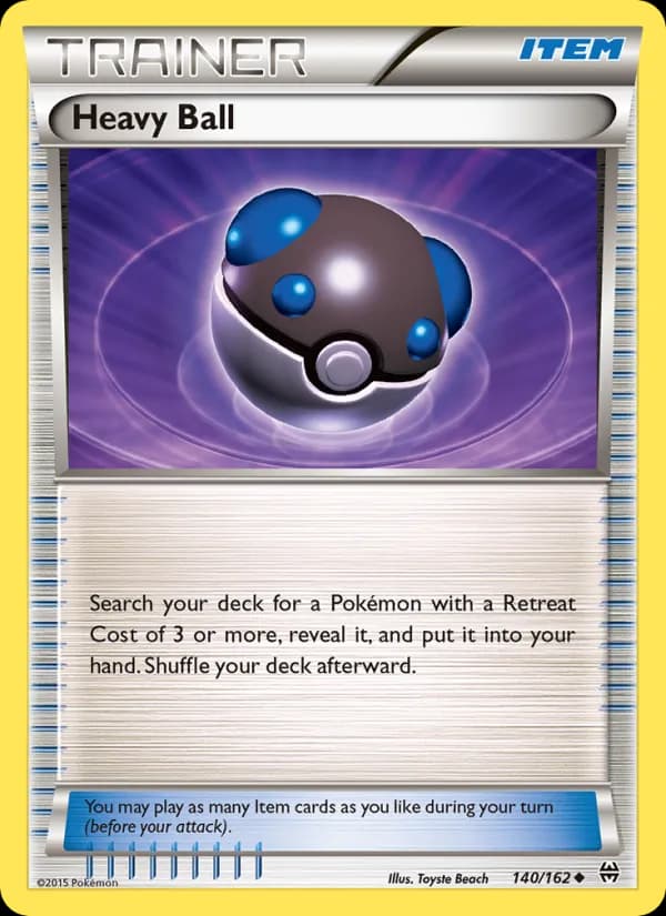 Heavy Ball card in English