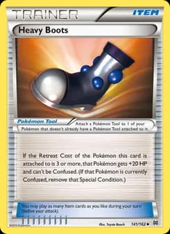 Heavy Boots card in English