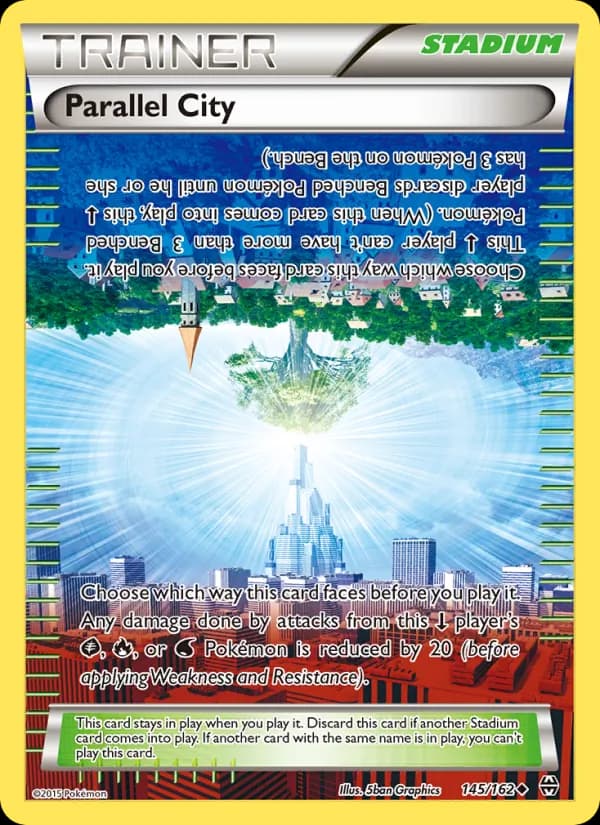 Parallel City card in English