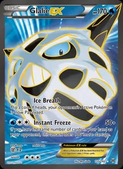 Glalie EX card in English