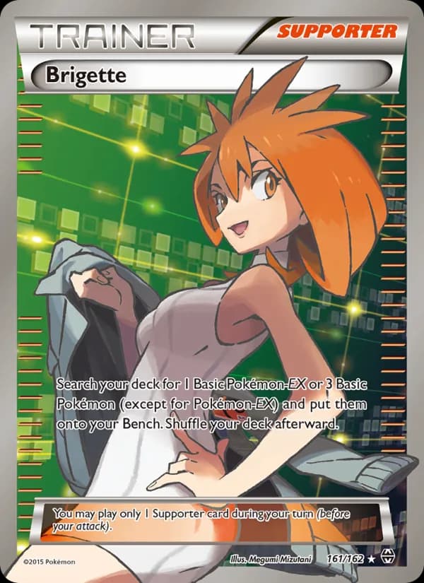 Brigette card in English