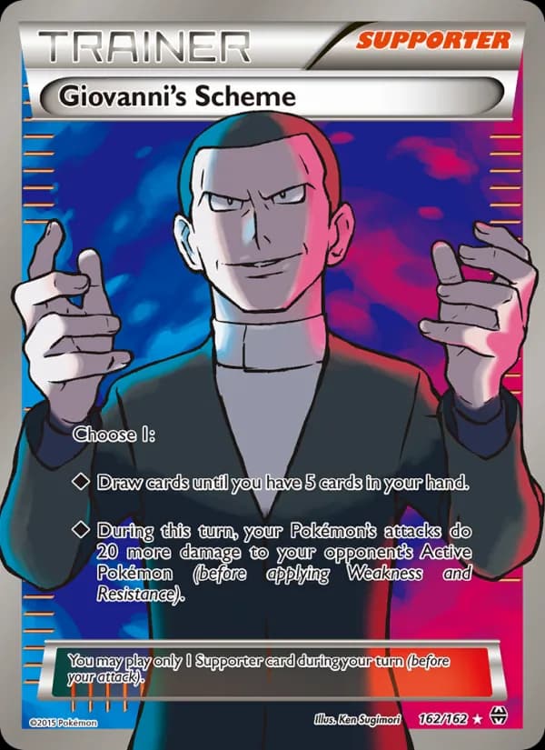 Giovanni's Scheme card in English