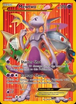 Mewtwo EX card in English