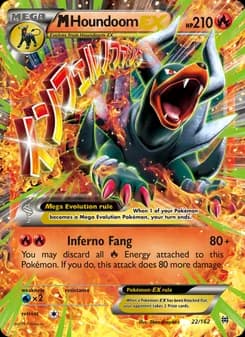 M Houndoom EX card in English