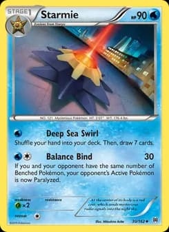 Starmie card in English