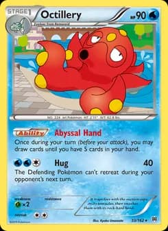 Octillery card in English
