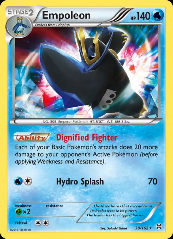 Empoleon card in English