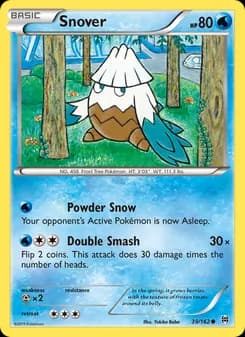 Snover card in English