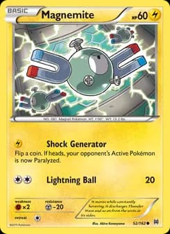 Magnemite card in English