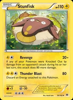 Stunfisk card in English