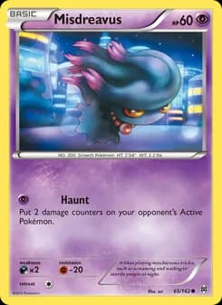 Misdreavus card in English
