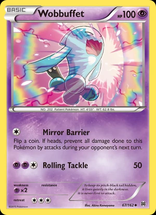 Wobbuffet card in English