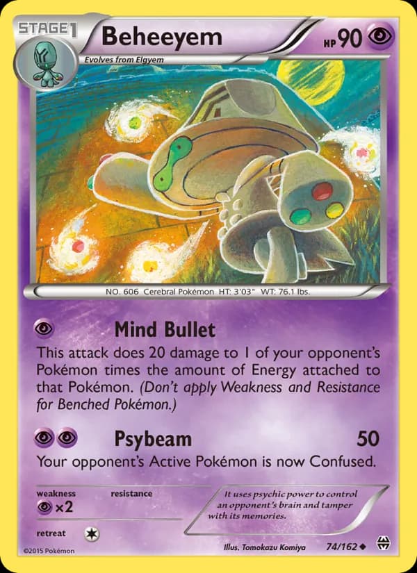 Beheeyem card in English