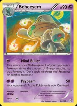 Beheeyem card in English