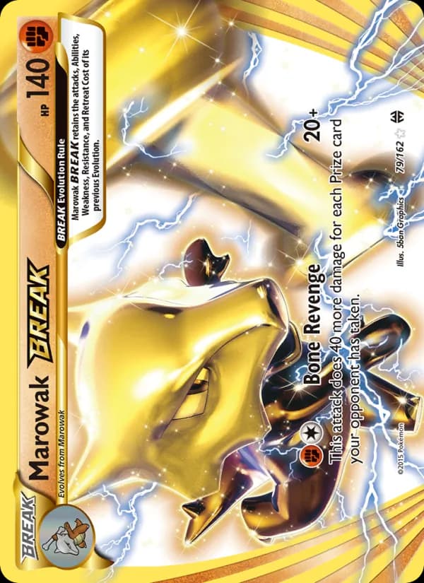 Marowak BREAK card in English