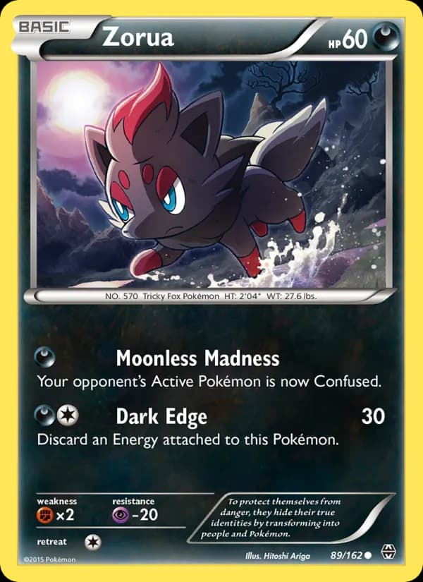 Zorua card in English