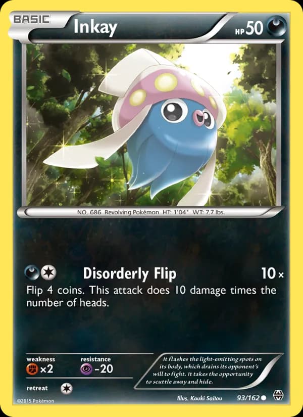 Inkay card in English