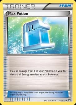 Max Potion card in English
