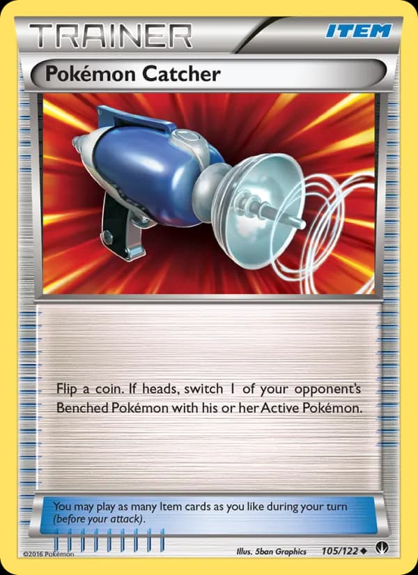 Pokémon Catcher card in English