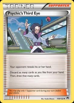 Psychic's Third Eye card in English