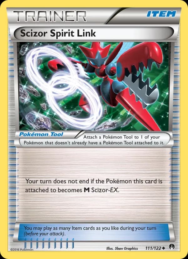 Scizor Spirit Link card in English