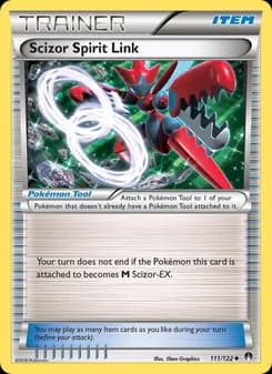 Scizor Spirit Link card in English