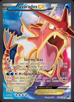 Gyarados EX card in English