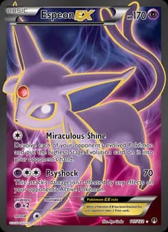 Espeon EX card in English