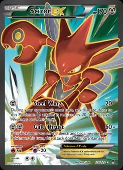 Scizor EX card in English