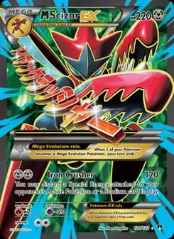 M Scizor EX card in English