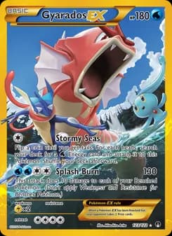 Gyarados EX card in English