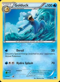 Golduck card in English