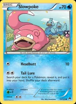 Slowpoke card in English