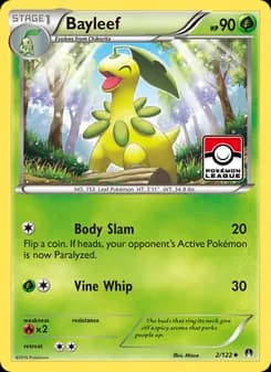 Bayleef card in English
