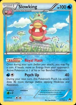 Slowking card in English