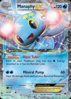 Manaphy EX card in English