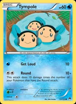 Tympole card in English