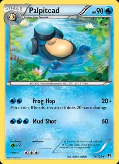 Palpitoad card in English