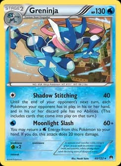 Greninja card in English