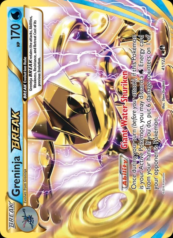 Greninja BREAK card in English