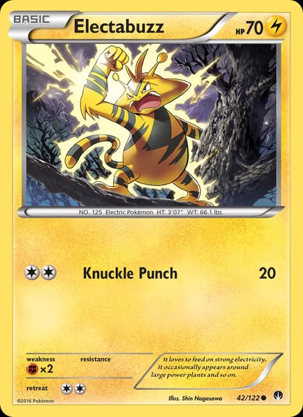 Electabuzz card in English