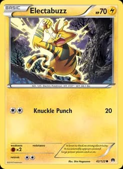 Electabuzz card in English