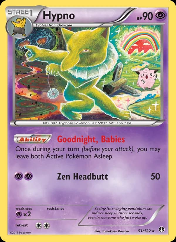 Hypno card in English