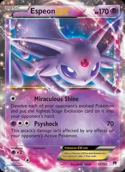 Espeon EX card in English