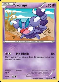 Skorupi card in English