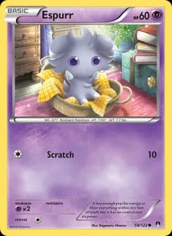 Espurr card in English