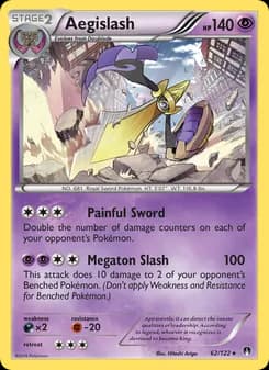 Aegislash card in English