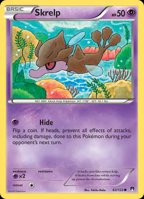 Skrelp card in English