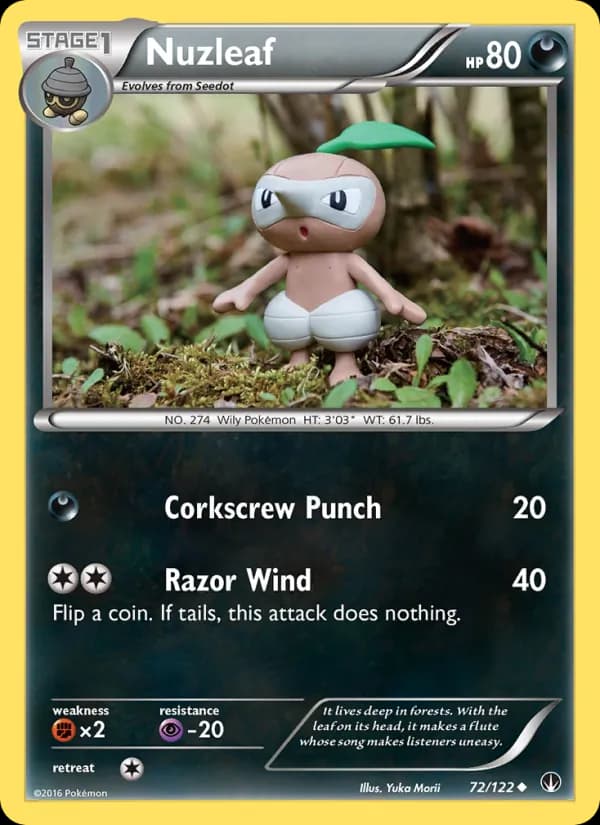 Nuzleaf card in English